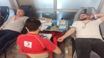 Kızılay, devlet hastanesinde kan bağışlarını kabul etti